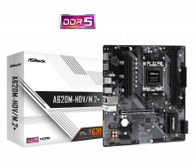 ASRock A620M-HDV/M.2  Sockel AM5, 2xDDR5  M.2 / HDMI / DP, µATX