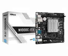 ASRock N100DC-ITX mit Intel N100 CPU (3,4GHz), 1xDDR4 HDMI / DVI, mini-ITX