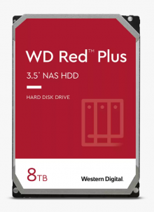 WD RED Plus WD80EFZZ 3.5" HDD / Festplatte 8TB SATA 6Gb/s 5640rpm 256MB Cache 24x7 Dauerbetrieb