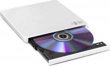 Hitachi/LG HLDS-GP60NW60 DVD-Brenner USB 2.0 extern slimline, weiss