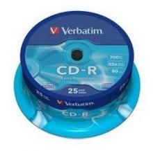 CD-Rohling VERBATIM extra protect 25er Spindel 52x/700MB