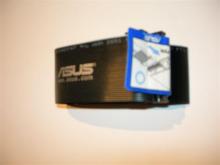 IDE-Flachbandkabel  für 2x HDD IDE-100  80 adrig , ASUS schwarz, ca. 45cm