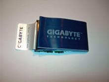 IDE-Flachbandkabel  für 2x HDD IDE-100  80 adrig, Gigabyte blau, ca. 45cm
