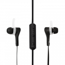 LogiLink Bluetooth Sport Ohrhörer (In-Ear) für Handy, Tablet, MP3, etc. mit Microfon, schwarz