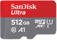 SanDisk 512GB microSDXC Ultra Android Flash-Speicherkarte, Class 10