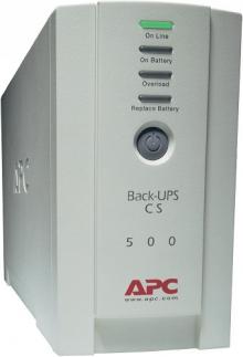 APC Back-UPS CS 500 BK500EI  500VA 230V, LED Anzeigen, USB, Modem Protection, weiss
