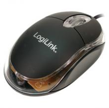 LogiLink Optical Mini-Mouse USB, Scrollrad, 3-Tasten, LED