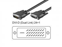 DVI - DVI Verlängerungskabel 2 Meter 1x DVI-D Stecker / 1x DVI-D Buchse