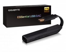 USB C DAC Gigabyte GP-JODY ESSential USB DAC