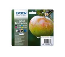 Epson T1295 Multipack Tinte (Apfel) für Stylus BX305F, DURABrite schwarz, cyan, magenta + gelb