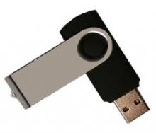 USB-Stick  8GB USB 2.0 Flash Drive, silber/schwarz