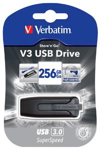 Verbatim USB-Stick Store`n`Go 256GB USB 3.0, schwarz