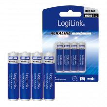 Batterie  4x Alkaline Ultra Power LR03, AAA (Microzelle), 1.5 Volt, 4er Pack