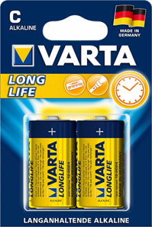 Batterie 2x Varta Longlife LR14 (Baby), 1.5 Volt, 2er Pack