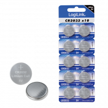 Knopf-Batterie 10x CR2032 - 20x3.2mm, Lithium, 3V, u.a. Mainboard Backup